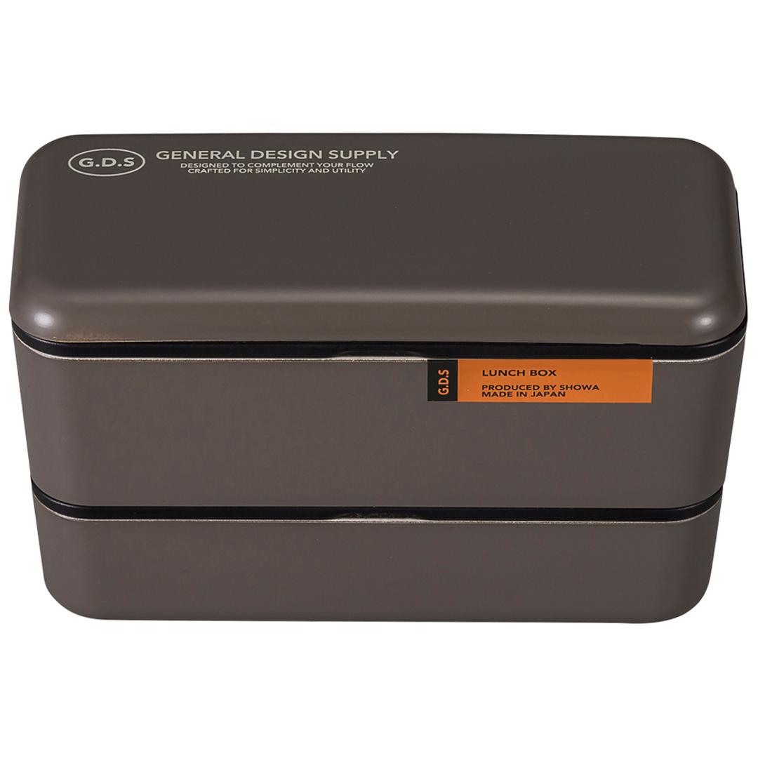 弁当箱 2段 730ml 通販 日本製 正和 ランチボックス 二段 お弁当箱 二段弁当箱 2段弁当箱 レディース 大人 女子 メンズ 男子 中フタ以外 食洗機対応 蓋を外して 電子レンジ対応 中学生 高校生 男の子 女の子 シンプル お弁当 ランチ 食器 チャコール ・