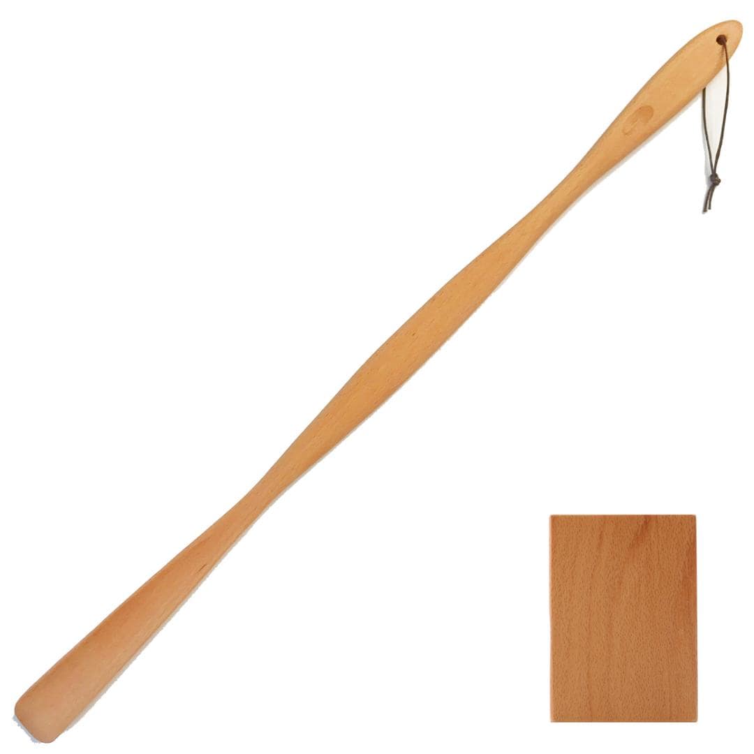 スタンド セット 通販 木製 ブナの木 靴ベラ シューホーン くつべら 立ったまま かがまない 玄関 インテリア シンプル ナチュラル 山毛欅 ぶな 天然木 革靴 ビジネスシューズ 父の日 敬老の日 誕生日 記念日 ギフト プレゼント 靴 アクセサリ スリムロング ・