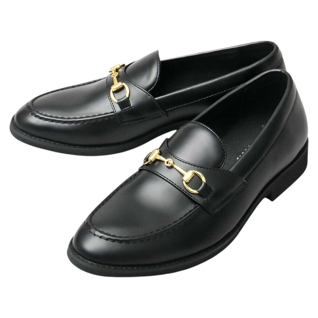 glabella グラベラ ビットローファー メンズ GLBT322 通販 メンズシューズ ビジネスシューズ ローファー フォーマルシューズ くつ 靴 シューズ BIT LOAFERS 黒 ブラック フォーマル 男性 紳士 シンプル ビジネス 仕事 ブラック Sサイズ(約27.3cm)