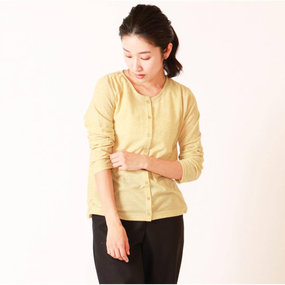 カーディガン レディース 薄手 通販 uvカット カーデ Uネック 羽織り 夏 トップス おしゃれ 秋 春 カーデガン サマーカーディガン 紫外線 長袖 梨地 紫外線対策 グッズ ロングスリーブ シンプル 無地 オシャレ 婦人服 冷房対策 オフィス 職場 50.イエロー Lサイズ