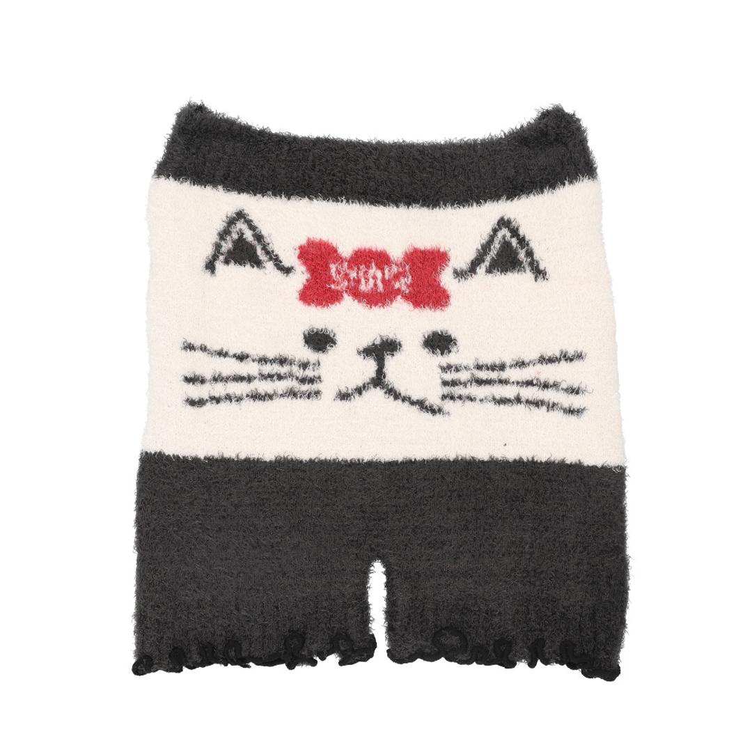 もこもこ 無地 パンツ 通販 オーバーパンツ 防寒 カバーパンツ タップパンツ もこもこパンツ 暖かい あったか ルームウェア レディース 部屋着 厚手 インナー 下着 アンダーウェア ナイトウェア 可愛い 秋 冬 秋冬 ふわふわ おしゃれ 大人 07.ブラック/ねこ ・