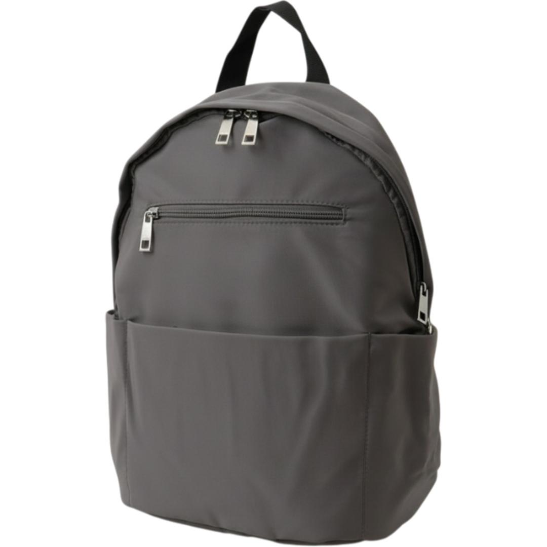 jou jou lier バッグ GBG2076 通販 リュック リュックサック バックパック デイパック レディース メンズ A4 通学 通勤 撥水 軽量 軽い 大容量 ポケット 多い 旅行 女性 女子 男女兼用 高校生 中学生 レディースバッグ チャコールグレー ・
