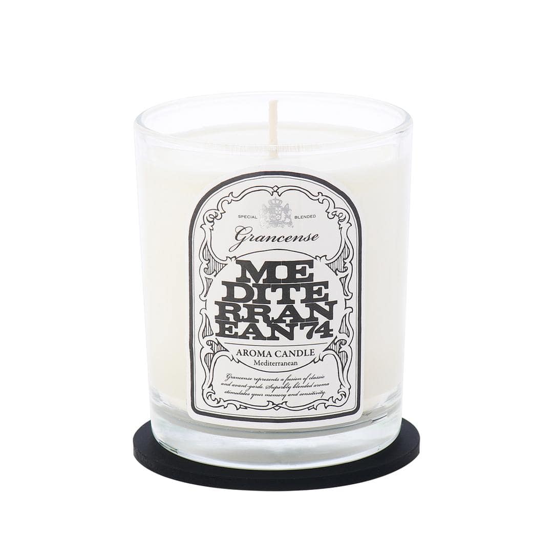 ソイワックス アロマキャンドル 通販 グランセンス アロマ キャンドル ソイキャンドル おしゃれ キャンドルグラス 天然 ロウソク ろうそく 蝋燭 グラスキャンドル オシャレ ブランド アロマグッズ 香り かわいい 結婚式 プチギフト リラクゼーショングッズ メディテレーニアン ・