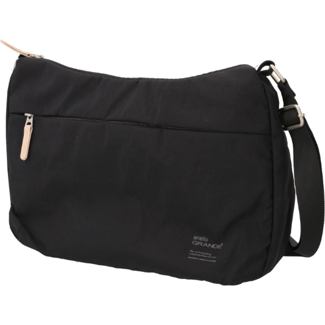 アネロ ショルダーバッグ anello GTM0972 通販 anelloGRANDE アネログランデ ショルダーバック 斜めがけバッグ レディース メンズ 大人 大きめ 大容量 軽量 軽い ナイロン 撥水 ポケットが多い 旅行 SABLE レディースバッグ BK.ブラック ・