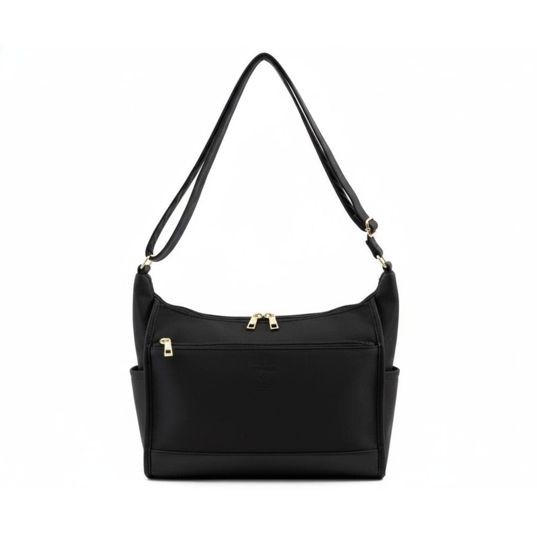 anello GRANDE アネログランデ ショルダーバッグ GTM1022 通販 ショルダーバック 斜めがけバッグ レディース メンズ 大人 サブバッグ 小さめ 通勤 おしゃれ きれいめ シンプル 10ポケット 合成皮革 NEO CABIN レディースバッグ BK.ブラック ・