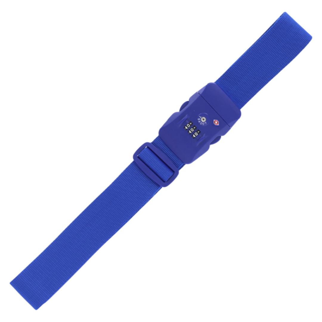 スーツケースベルト TSロック 通販 TSAロック 旅行 スーツケース ベルト TSAロックベルト gowell ゴーウェル おしゃれ トラベル 海外旅行 盗難防止 トランクベルト トラベルグッズ キャリーバッグ 旅行用品 出張 旅行グッズ シンプル カラフル ブルー ・