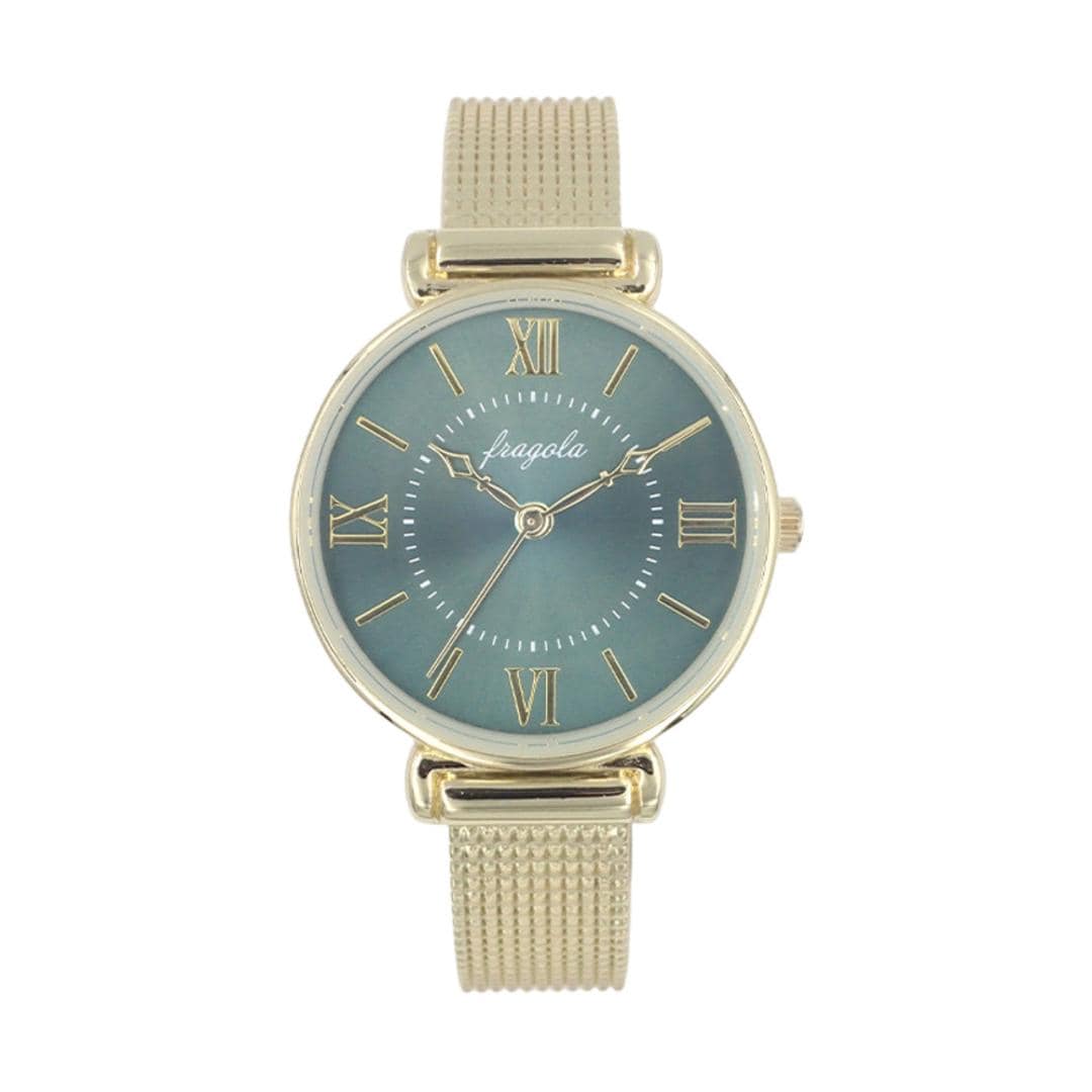 fragola フラゴラ 腕時計 通販 日本製 腕時計レディース ウォッチ 時計 ハングルウォッチ ハングル腕時計 腕時計メンズ 婦人用腕時計 着脱簡単 ムーブメント バングルタイプ バングル ユニセックス プレゼント ギフト 贈り物 オシャレ おしゃれ GD/グリーン ・