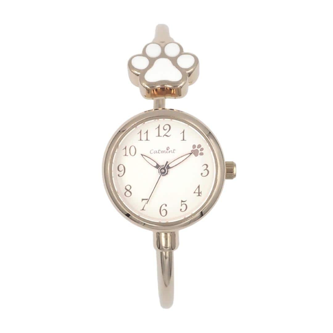 腕時計 レディース ウォッチ 通販 バングルウォッチ リストウォッチ レディースウォッチ かわいい おしゃれ 可愛い 通勤 通学 女性 学生 着脱簡単 オシャレ 日本製ムーブメント catmint キャットミント H05024A-3 フォロー レディース腕時計 ピンクゴールド ・