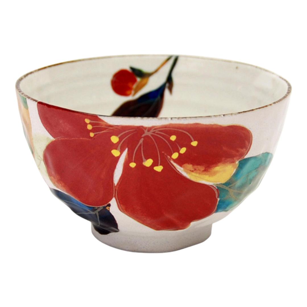 お茶碗 茶碗 花ものがたり かわいい 通販 日本製 茶わん 飯椀 ご飯茶碗 ごはん茶碗 花柄 花 はな 食器 可愛らしい 可愛い 花ことば 12ヶ月 内祝い 結婚記念日 誕生日 お祝い 記念品 還暦 ギフト 贈り物 生活雑貨 おしゃれ オシャレ 1月山茶花 ・