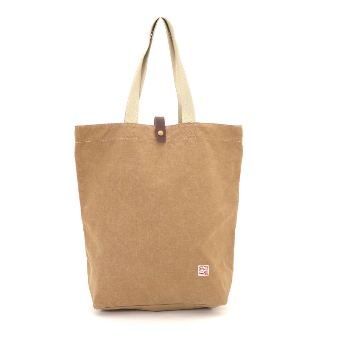 トートバッグ 帆布工房 3X75 ハンプコウボウ キャンバス a4 シンプル 布 無地 通勤 通学 軽量 レディース メンズ ユニセックス エコバッグ 折りたたみ サブ トートバック トートバッグ oros-3X75 ベージュ ・