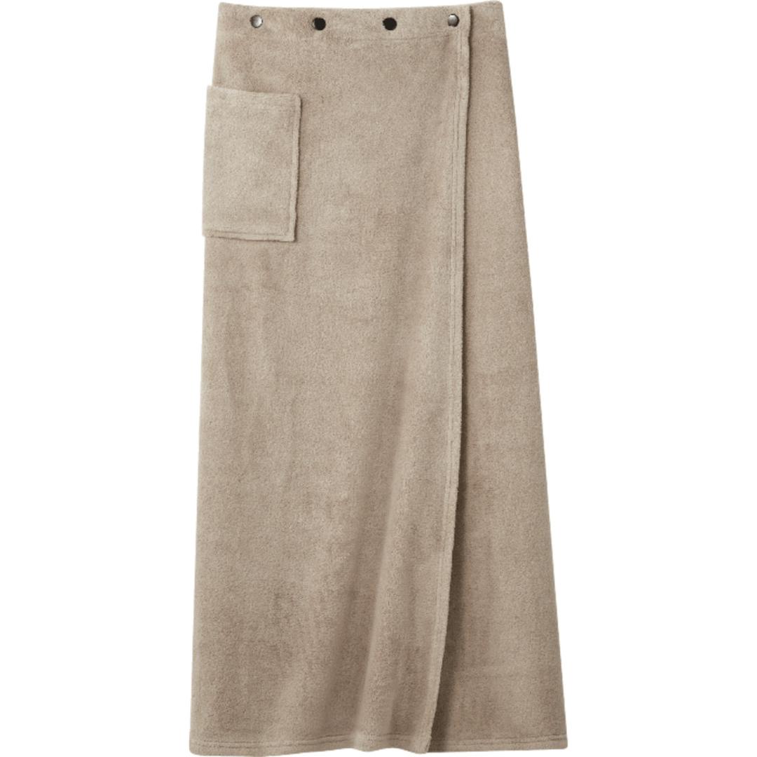 ひざ掛け ブランケット 通販 巻きスカート ラップスカート ロングスカート 毛布 着る毛布 ルームウェア ロング スカート レディース あったか 暖かい 防寒 グッズ 防風 秋 冬 秋冬 冷え 冷え症 かわいい モカ M-LLサイズ