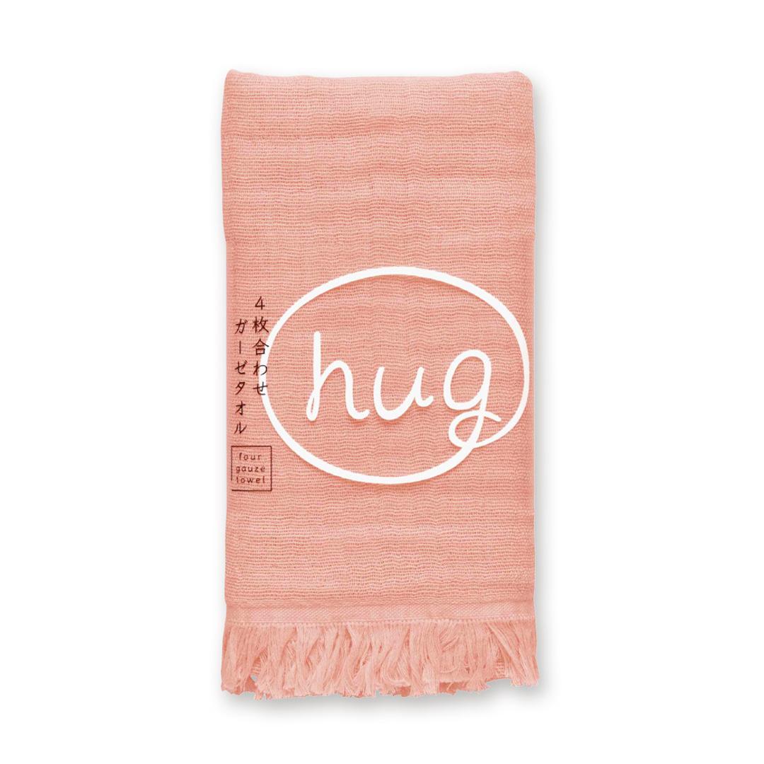 hug ハグ フェイスタオル ガーゼ 通販 日本製 タオル ガーゼタオル ガーゼフェイスタオル 綿100% ふかふかガーゼタオル ふかふか フカフカ 心地よい 心地良い 4枚合わせ 4層 乾きやすい 清潔感 快適 ギフト 贈り物 桜 ・