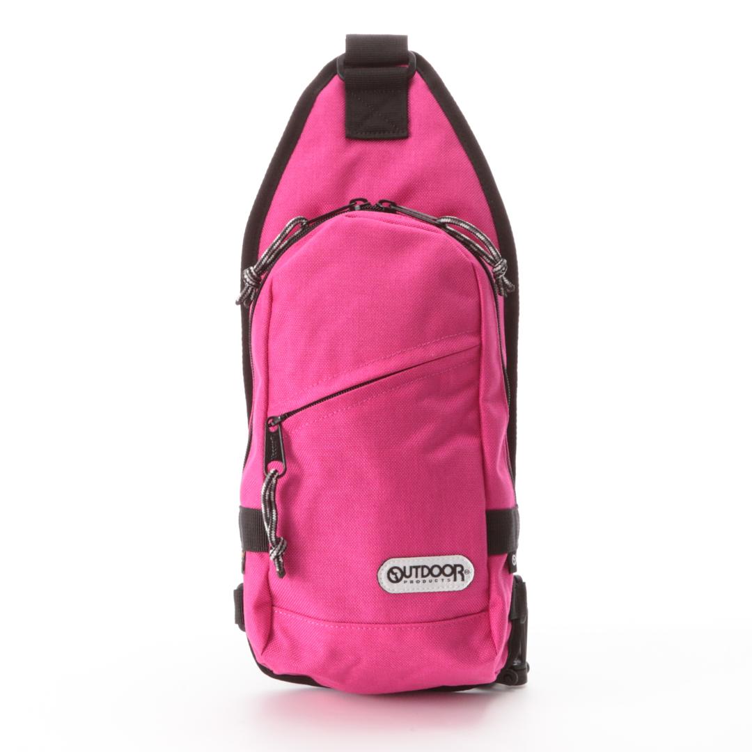 ボディバッグ アウトドアプロダクツ OUTDOOR PRODUCTS メンズ レディース ワンショルダーバッグ キッズ 通販 ショルダーバッグ ワンショルダー タテ型 軽量 小さめ 斜めがけ ショルダー 丈夫 コーデュラ 通気性 アウトドア バッグ od-62232 out62232 outdoor04 32.ピンク ・