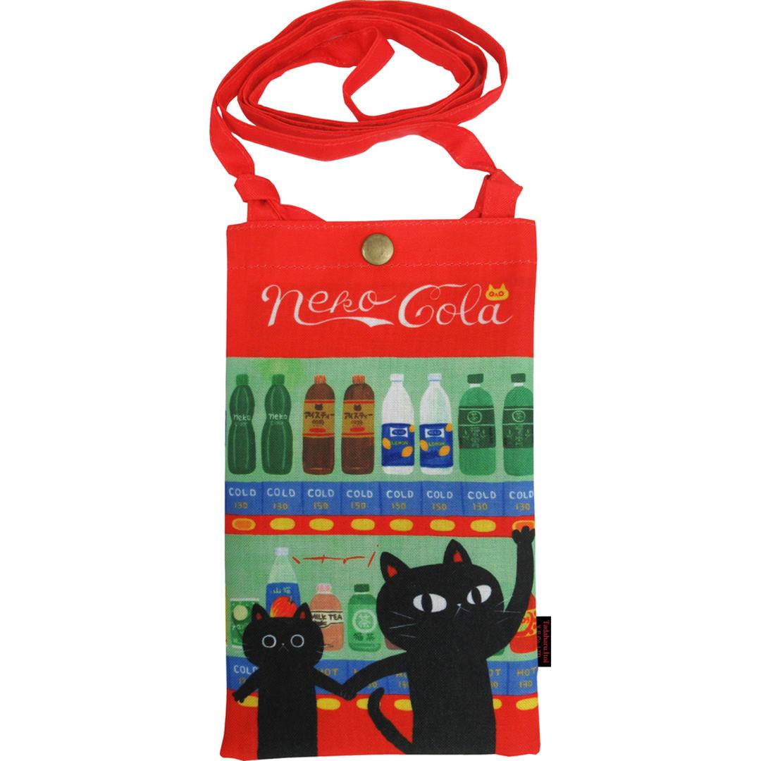 スマホショルダーバッグ レディース 通販 糸井忠晴 グッズ スマホショルダー スマホポーチ ショルダー ショルダーバッグ ミニショルダー ミニバッグ レディースバッグ ポシェット バッグ 大人 スマホショルダーバック おしゃれ オシャレ かわいい 可愛い ネコーラ ・