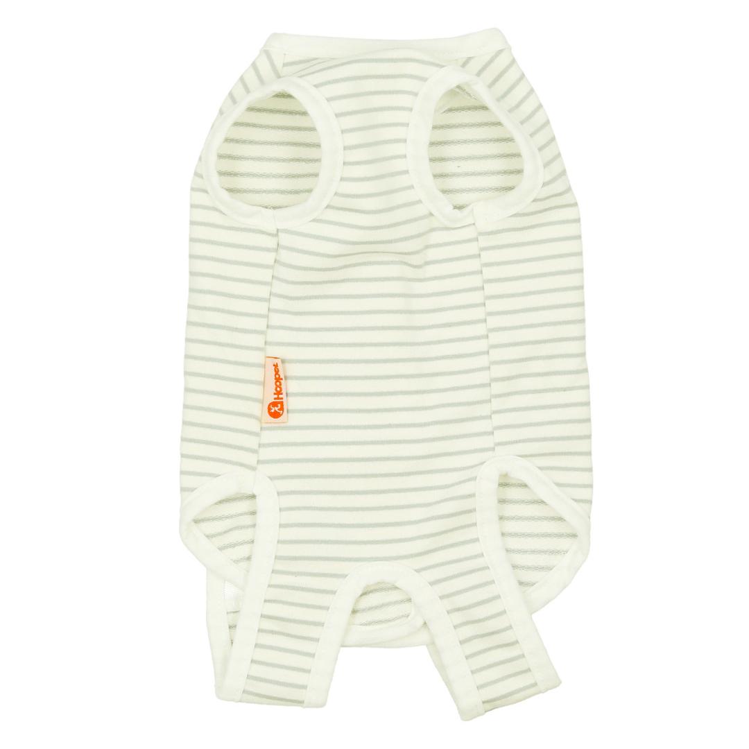 猫 術後服 通販 服 ねこ 傷舐め防止 手術後 ストライプ ロンパース つなぎ カバーオール 洋服 ウェア 術後ウェア 薄手 皮膚保護 柔らかい S M L XL かわいい マジックテープ 猫用 ネコ 犬用 いぬ 犬 ペット グッズ ストライプ 【即日発送】Sサイズ