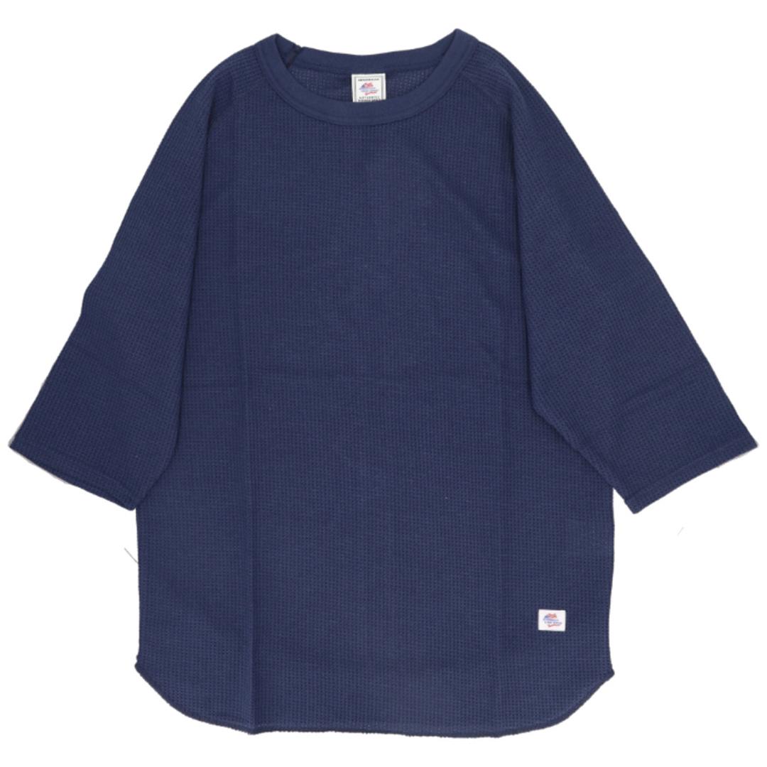 JEMORGAN ワッフル JD009-12S ジェーイーモーガン 通販 Tシャツ カットソー ラグランTシャツ サーマル ラグラン 7分袖 トップス 七分袖 メンズ レディース 重ね着 無地 シンプル アメカジ 春夏秋冬 夏服 秋服 メンズファッション ネイビー Mサイズ