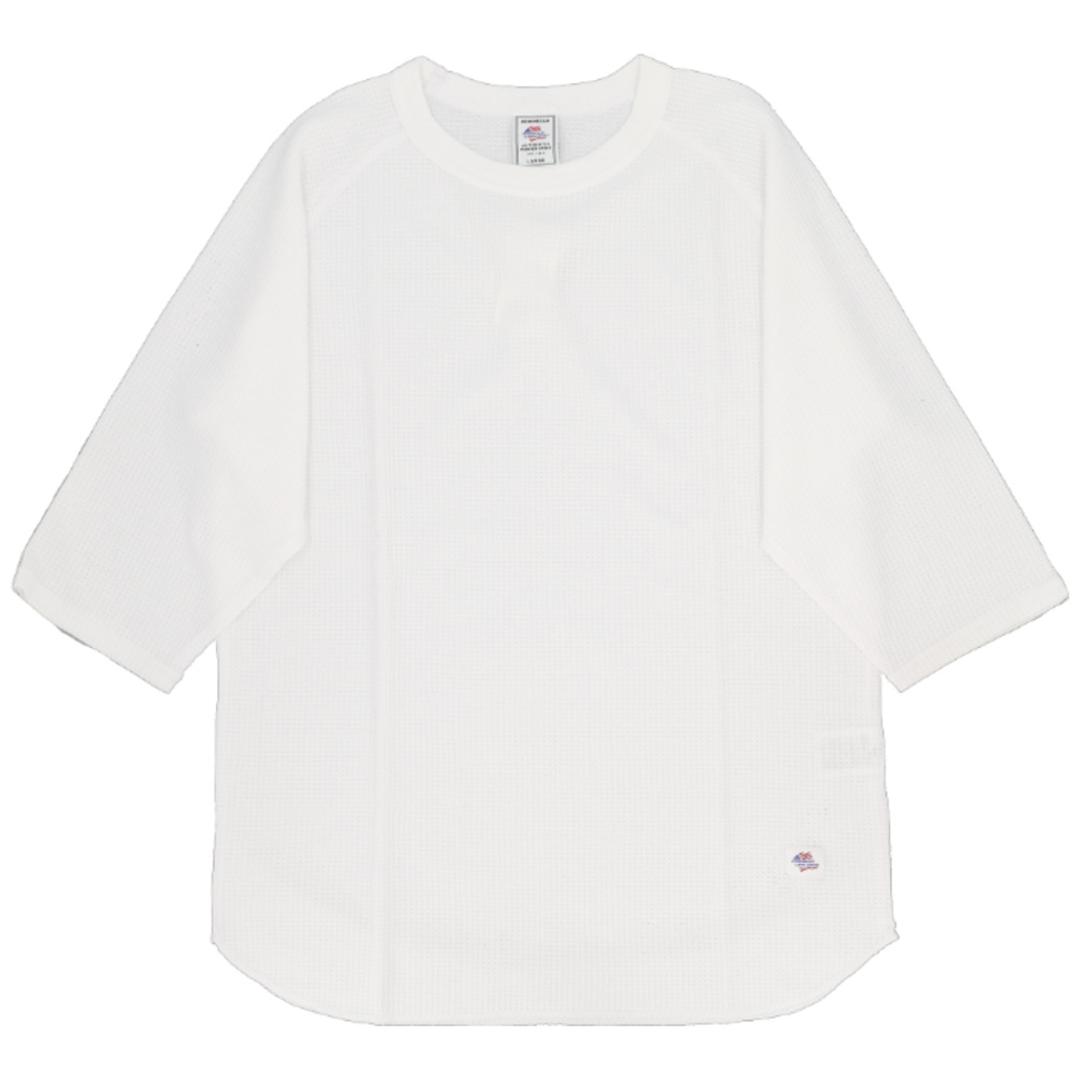 JEMORGAN ワッフル JD009-12S ジェーイーモーガン 通販 Tシャツ カットソー ラグランTシャツ サーマル ラグラン 7分袖 トップス 七分袖 メンズ レディース 重ね着 無地 シンプル アメカジ 春夏秋冬 夏服 秋服 メンズファッション ホワイト Mサイズ