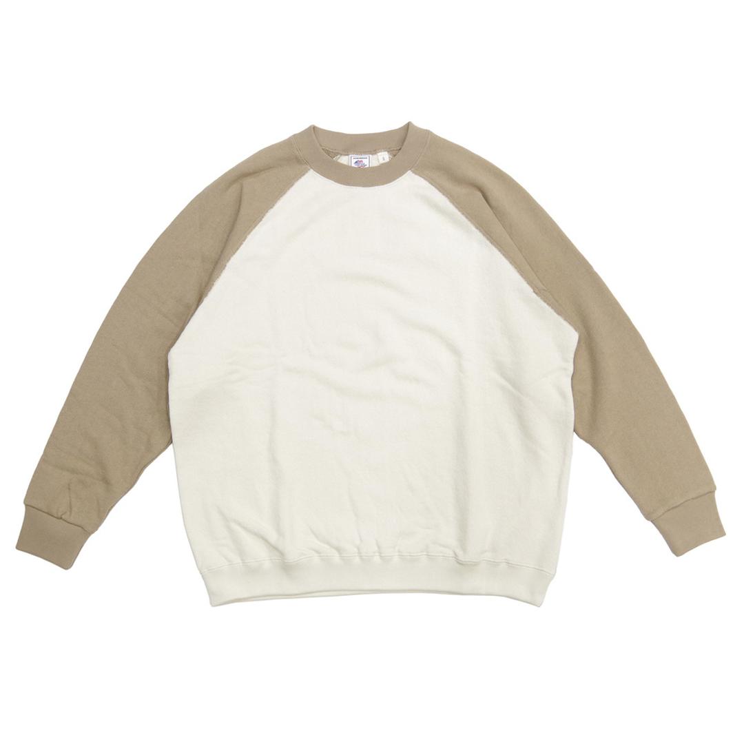 トレーナー メンズ 通販 JEMORGAN JD074-528 レディース スウェットトレーナー クルーネック ジェーイーモーガン 裏毛 長袖トレーナー スエット トップス ラグランスリーブ アメカジ おしゃれ ビッグシルエット シンプル 裏パイル コヨーテ 【即日発送】Mサイズ