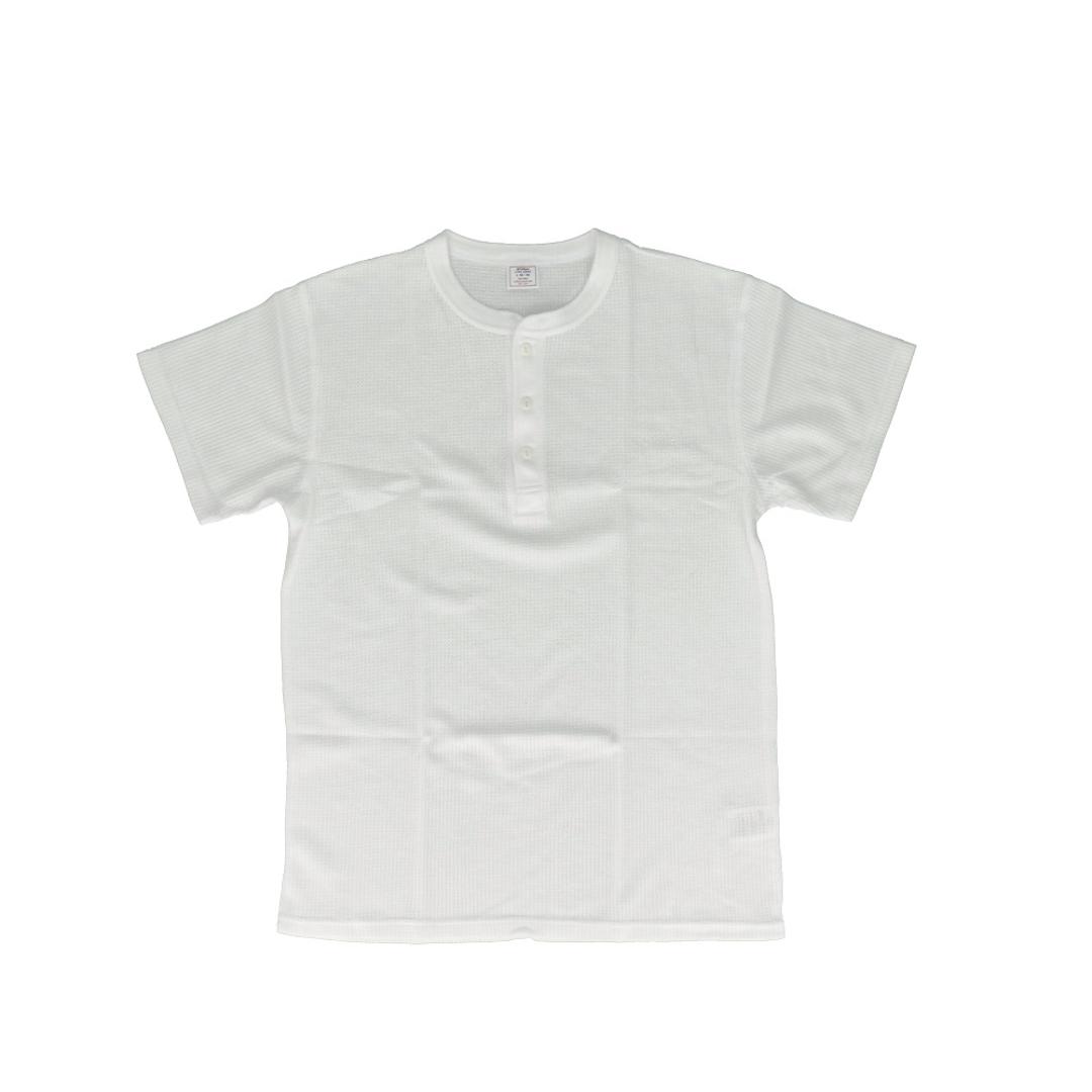 JEMORGAN ワッフル JE197-22S ジェーイーモーガン 通販 Tシャツ カットソー 半袖 トップス メンズ インナー 重ね着 ワッフル生地 ヘンリーネック 夏 春夏 夏物 夏服 レディース 大きいサイズ アメカジ 男性 紳士 メンズファッション ホワイト Mサイズ