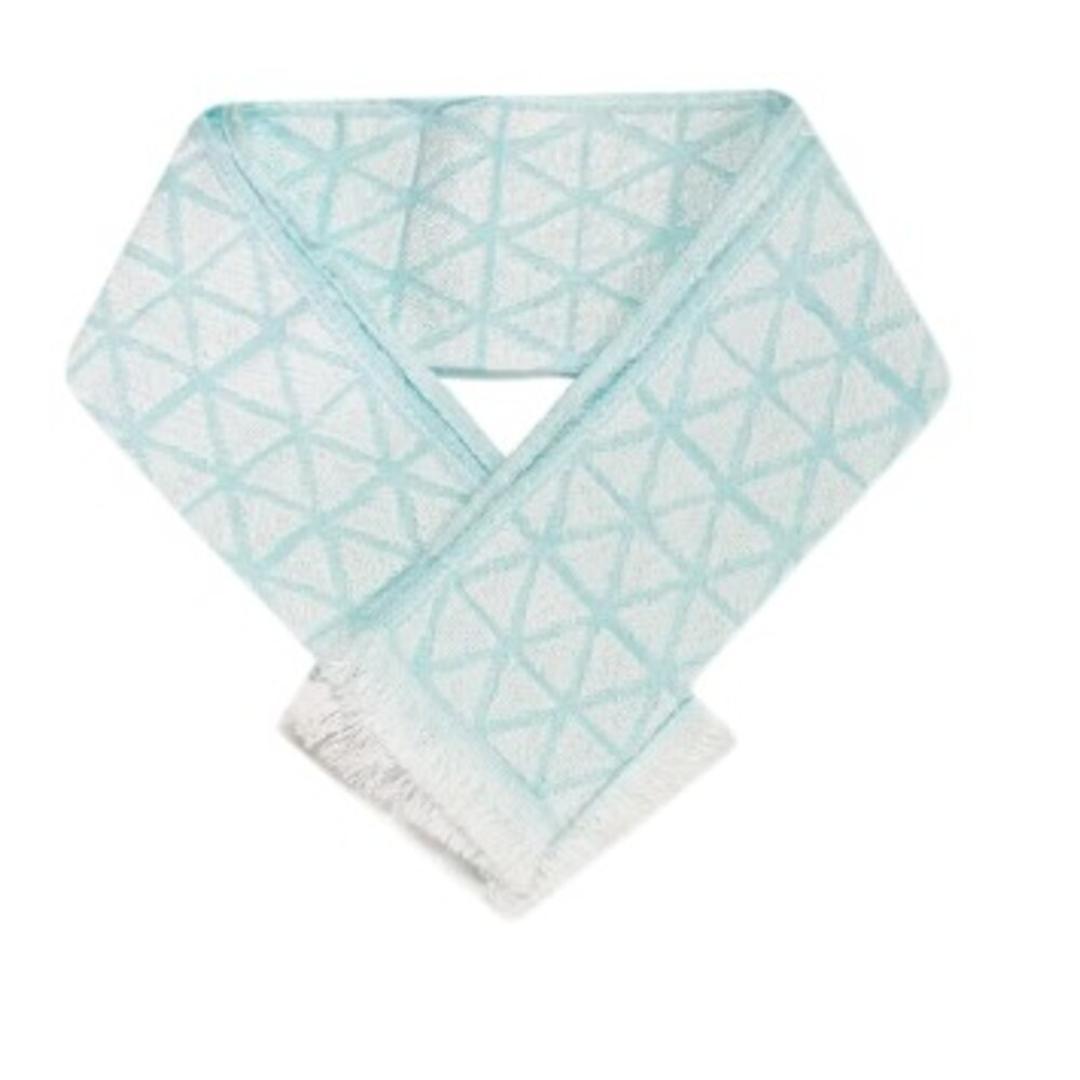 クールマフラー 日本製 通販 ひんやりタオル クールタオル スポーツタオル 首 冷やす 保冷剤付 冷却 冷感 暑さ対策 猛暑対策 紫外線対策 かわいい 可愛い アウトドア ガーデニング ビーチ フェス スポーツ ジム ギフト 贈り物 ダイヤ.ミント ・