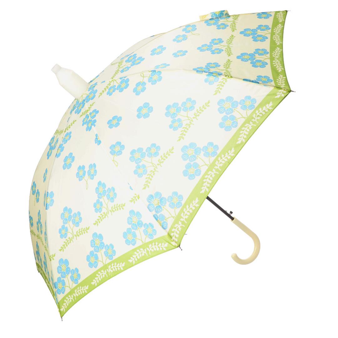 サントス 長傘 レディース 通販 ジャンプ傘 ワンタッチ傘 ジャンプ ワンタッチ ワンタッチジャンプ 婦人傘 傘 雨傘 かさ アンブレラ スライドカバー付 スライドカバー きれいめ 上品 開閉らくらく 柄 女性 婦人 ECOPPA エコッパ 梅雨 雨の日 雨 おしゃれ かわいい 可愛い フラワーブルー ・