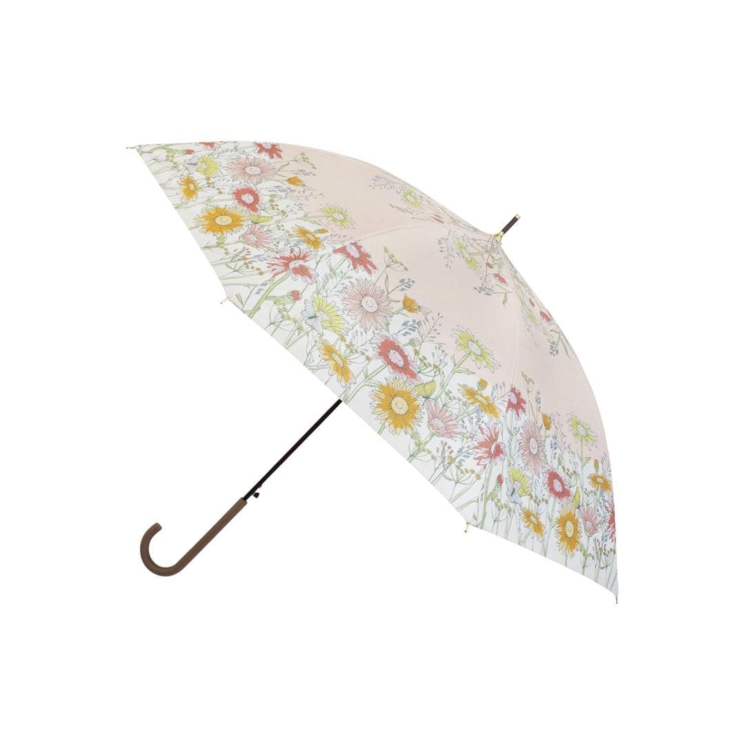 長傘 晴雨兼用 通販 晴雨兼用傘 晴雨兼用長傘 UVカット ジャンプ式 雨傘 晴れ雨兼用傘 55cm JK-168 日傘 ひがさ 遮光 かさ カサ 婦人傘 紫外線対策 uvカット 暑さ対策 贈り物 母の日 ギフト 通勤 通学 かわいい 可愛い おしゃれ ガーベラ ・