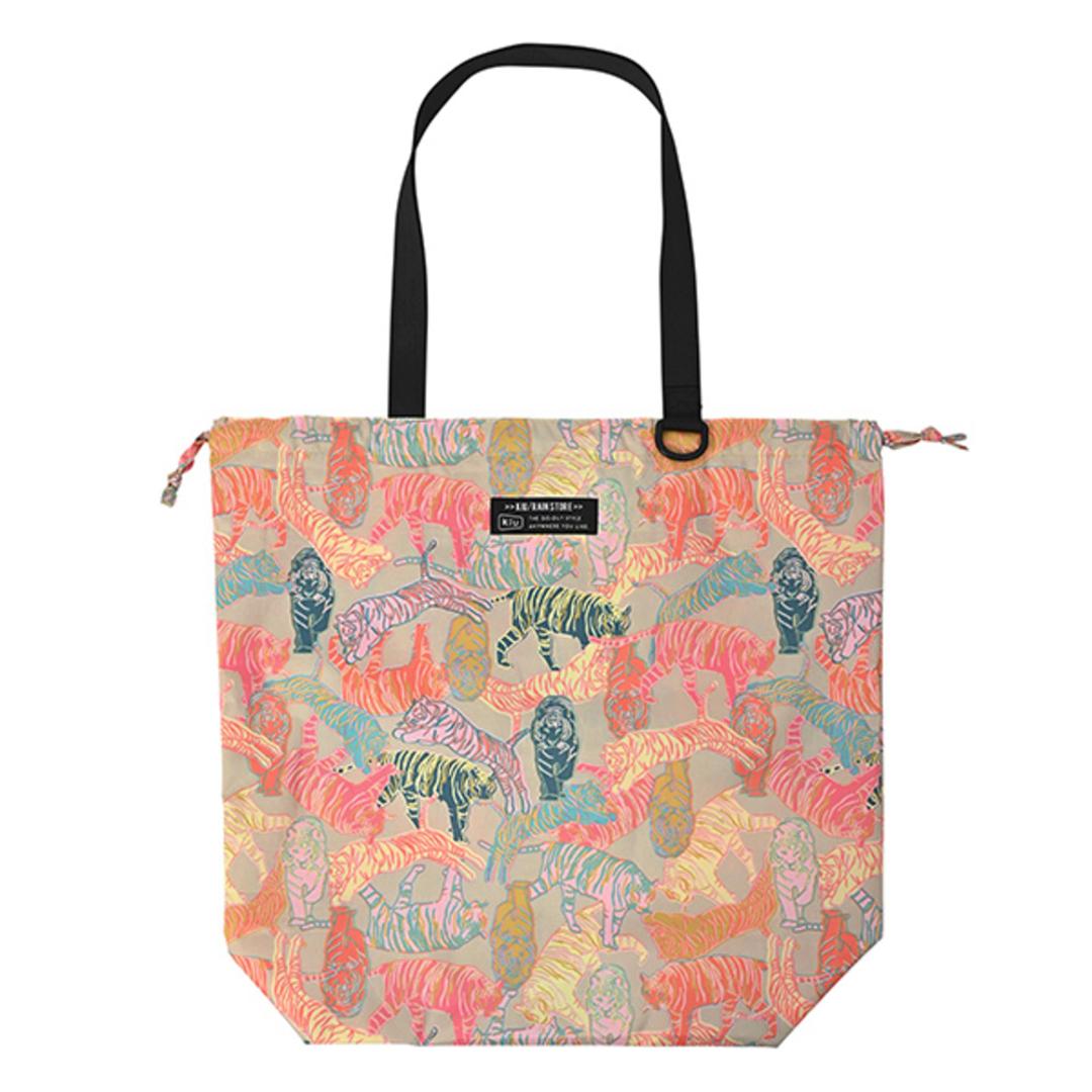 kiu キウ エコバッグ K444 通販 エコバック トートバッグ トートバック トート 手提げ レインバッグカバー レインバックカバー サブバッグ サブバック 雨よけ 撥水 コンパクト パッカブル 折りたたみ KiU 男女兼用 ユニセックス アウトドア 360.ブライトタイガー ・