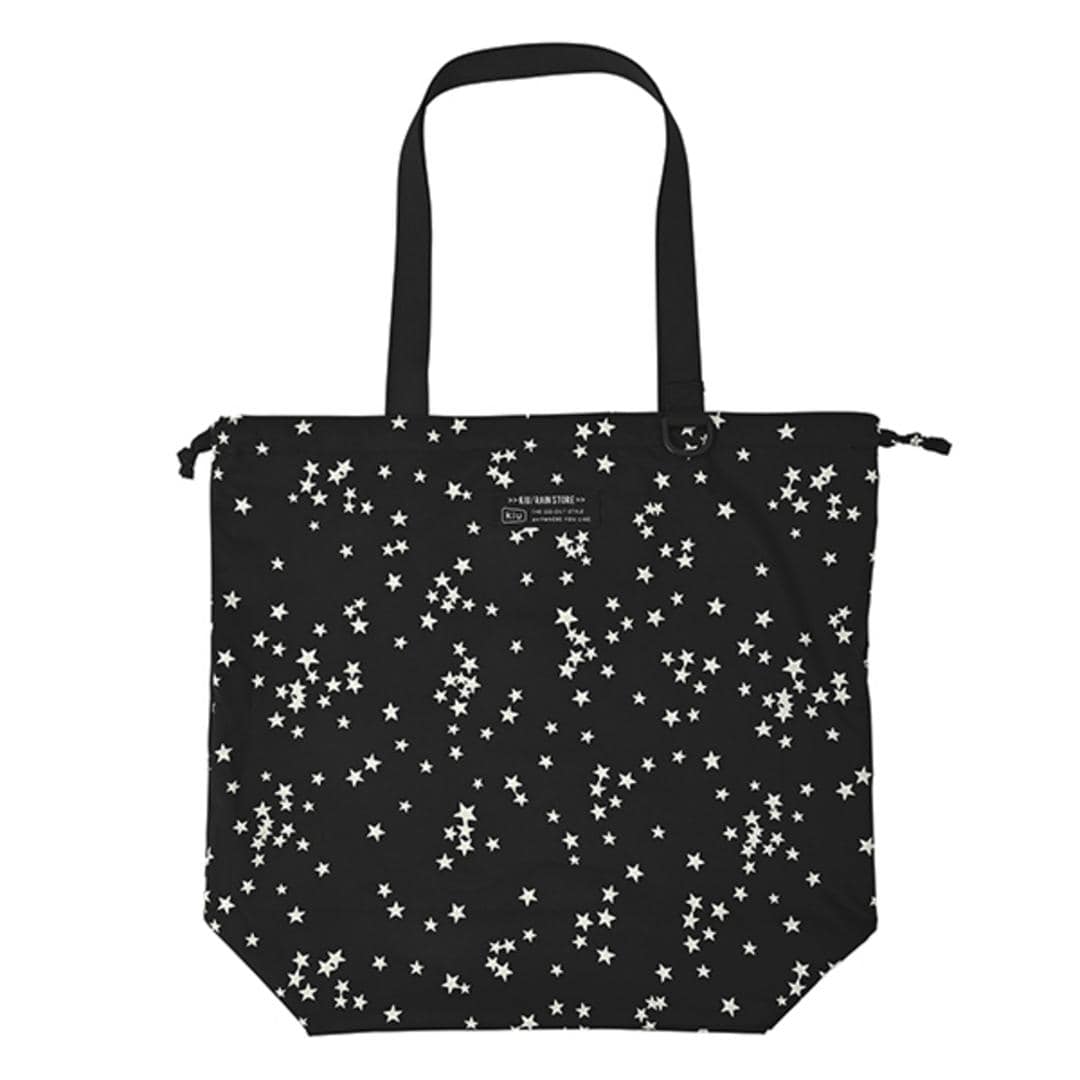 kiu キウ エコバッグ K444 通販 エコバック トートバッグ トートバック トート 手提げ レインバッグカバー レインバックカバー サブバッグ サブバック 雨よけ 撥水 コンパクト パッカブル 折りたたみ KiU 男女兼用 ユニセックス アウトドア 059.スターダスト ・