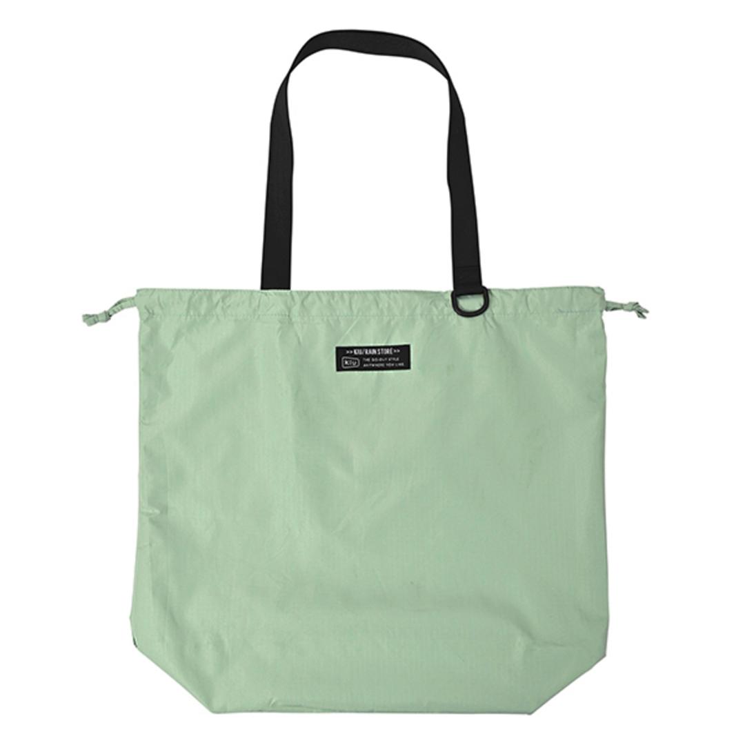 kiu キウ エコバッグ K444 通販 エコバック トートバッグ トートバック トート 手提げ レインバッグカバー レインバックカバー サブバッグ サブバック 雨よけ 撥水 コンパクト パッカブル 折りたたみ KiU 男女兼用 ユニセックス アウトドア 926.スモーキーミント ・