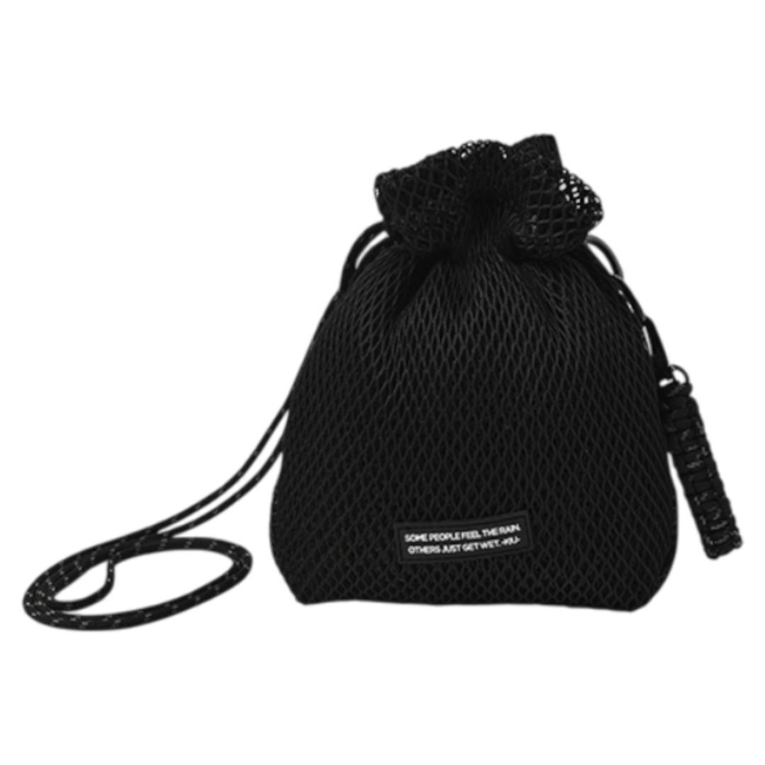 KiU キウ ショルダーバッグ 3way K452 ミニ 通販 ショルダーバック ショルダー 肩掛け トートバッグ トートバック トート 手提げ ポーチ 軽量 軽い メッシュ 通気性 シンプル カジュアル レディース メンズ 男女兼用 ユニセックス 900.ブラック ・