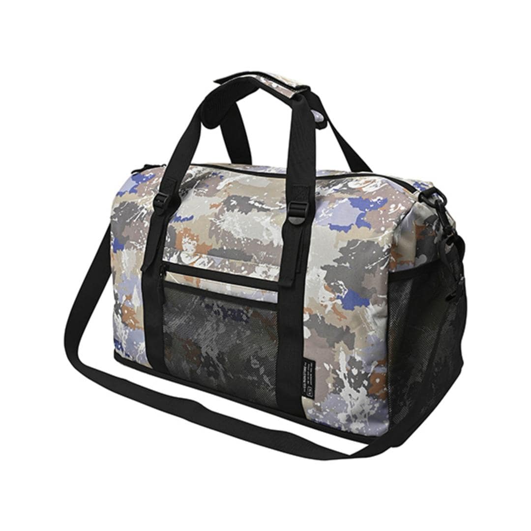 kiu キウ ジムバッグ K454 大容量 通販 スクールバッグ スクールバック ジムバック トート ショルダー 靴 収納 コンパートメント付き ポケット キャリーケース対応 カジュアル シンプル KiU メンズ レディース 男女兼用 ユニセックス アウトドア 509.スプラッシュカモフラ ・