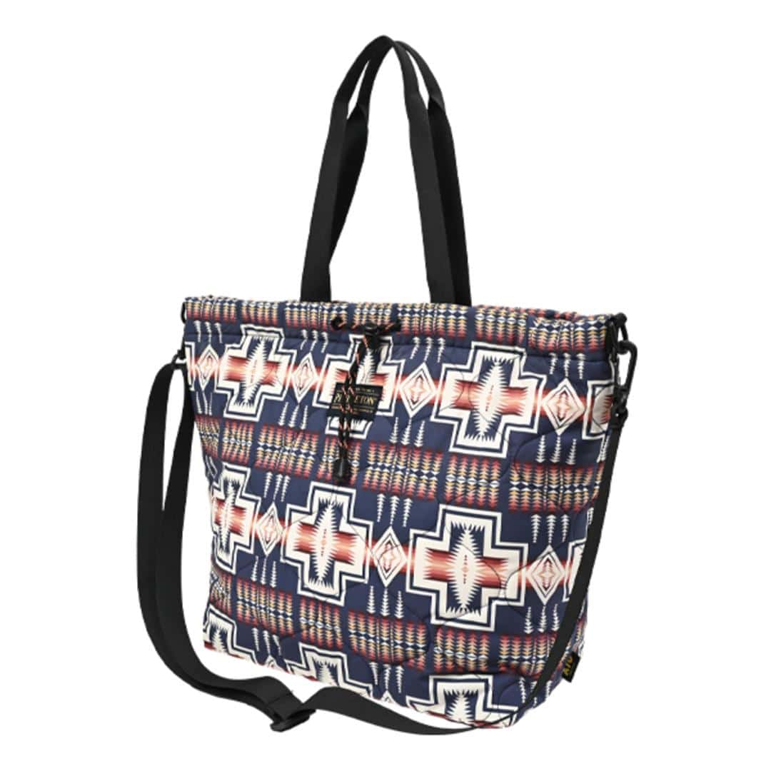 KiU トートバッグ キウ k482 通販 PENDLETON ペンドルトン トートバック 斜めがけバッグ マザーズバッグ ショルダーバッグ レディース メンズ 大きめ A4 通勤 通学 撥水 軽量 軽い 肩掛け キルティング 秋冬 シンプル 男女兼用バッグ 576._x001F_ハーディングネイビー ・