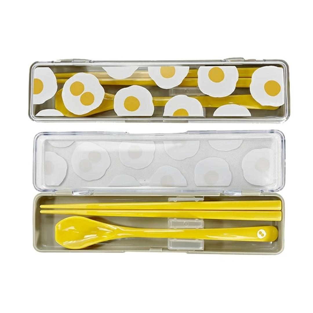 かまわぬ お弁当 お箸セット 通販 日本製 おはしセット お箸 セット 箸セット 大人 弁当用箸 弁当用カトラリー 携帯用カトラリー 女性 女子 高校生 中学生 レトロ モダン おしゃれ かわいい オシャレ 可愛い お弁当グッズ 弁当用品 キッチン用品 コンビセット/めだまやき ・