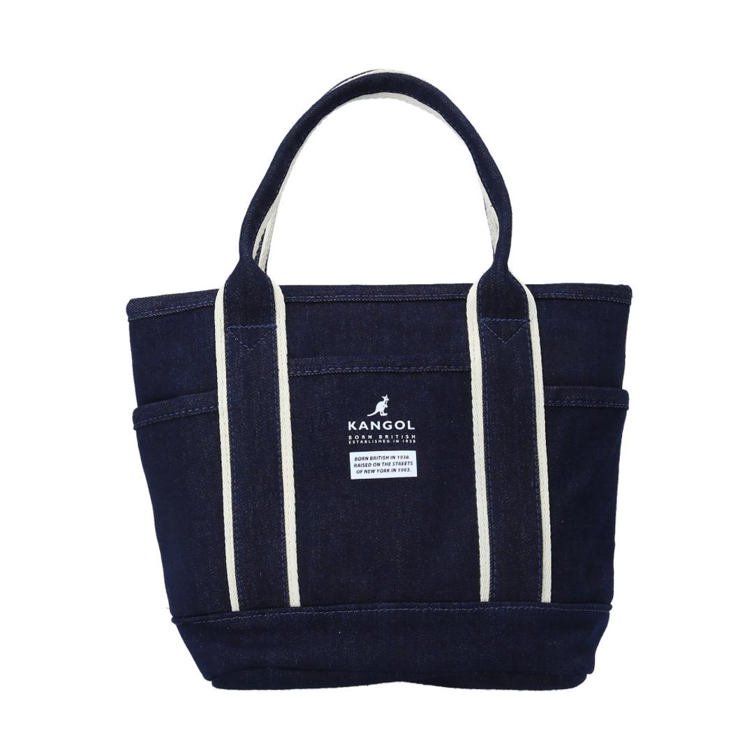 KANGOL カンゴール 2WAY バッグ 250-2190 通販 サブバッグ マルチバッグ トートバッグ サブバック マルチバック トートバック トート 手持ち ポーチ付き プリント レディース メンズ 男女兼用 ユニセックス シンプル カジュアル ネイビー ・