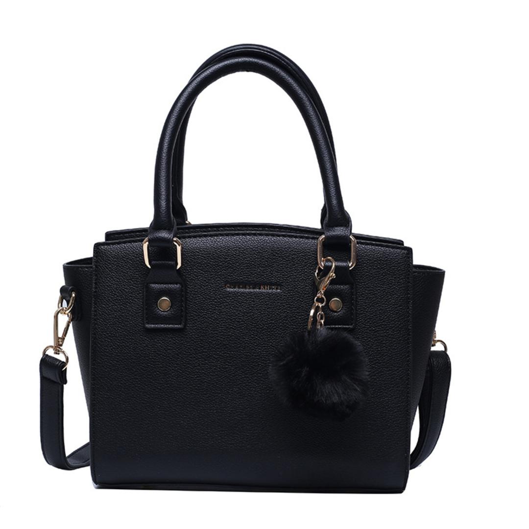 ショルダーバッグ ハンドバッグ 2WAY 通販 ハンドバック ショルダーバック ショルダー 肩掛け 斜めかけ ななめかけ トートバッグ トートバック 手提げ トート フェイクレザー 小さめ コンパクト 合皮 レザー調 高級感 レディース かわいい おしゃれ ブラック ・