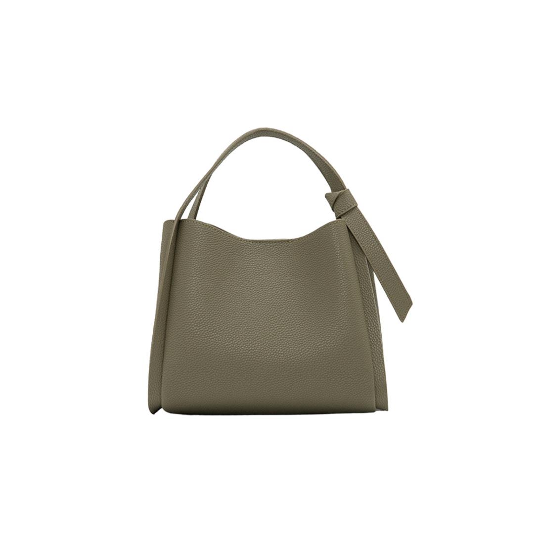 ショルダーバッグ ハンドバッグ 2WAY 通販 ハンドバック ショルダーバック ショルダー キューブバッグ 肩掛け 斜めかけ ななめかけ トートバッグ トートバック 手提げ トート スクエア レザー シンプル 上品 高級感 レディース かわいい おしゃれ オリーブグリーン ・