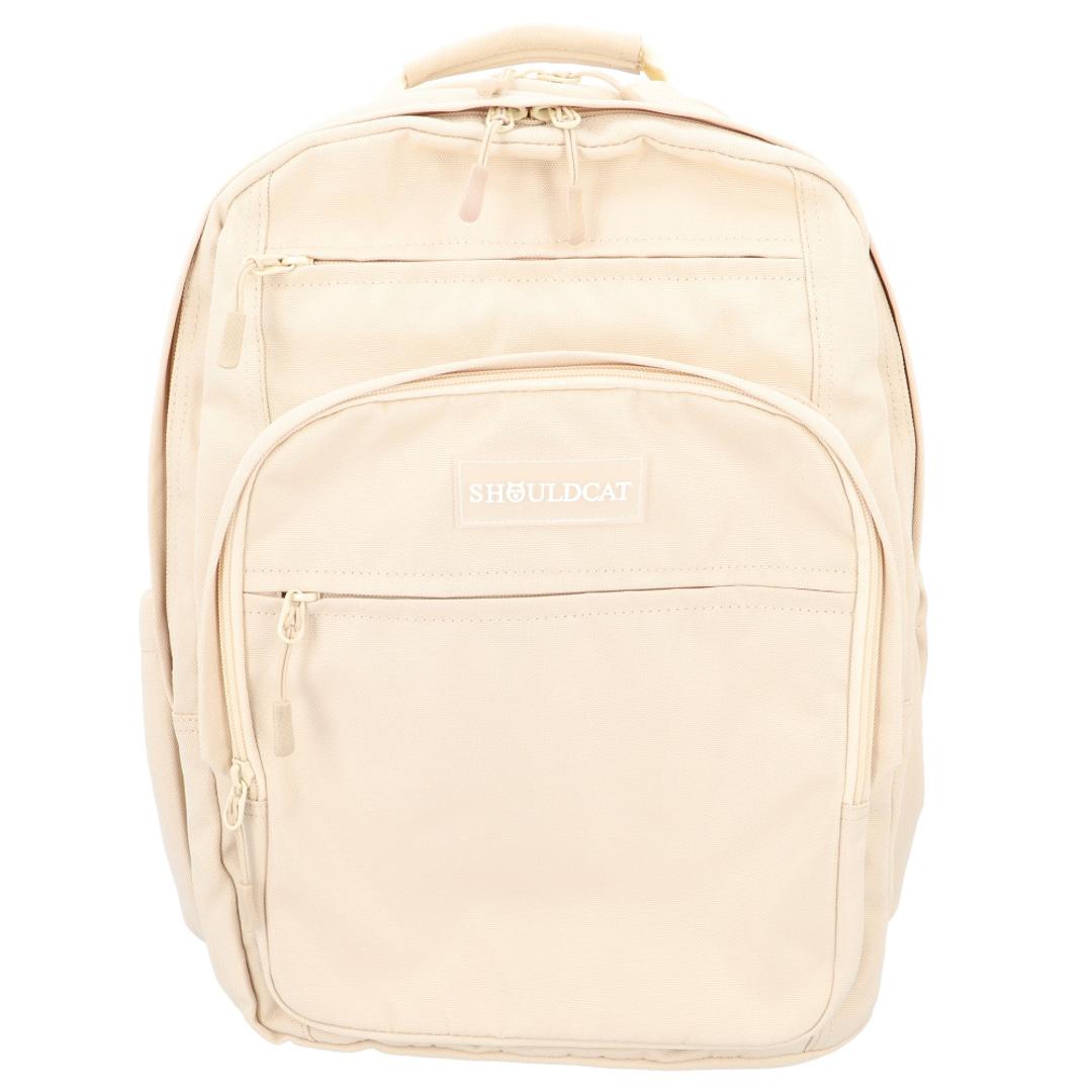 リュックサック レディース 大人 通販 パソコンバッグ 軽量 A4 大容量 撥水 リュック ポケット カバン 無地 バッグ 中学生 高校生 通学 通勤 旅行 ベージュ 【即日発送】スモール