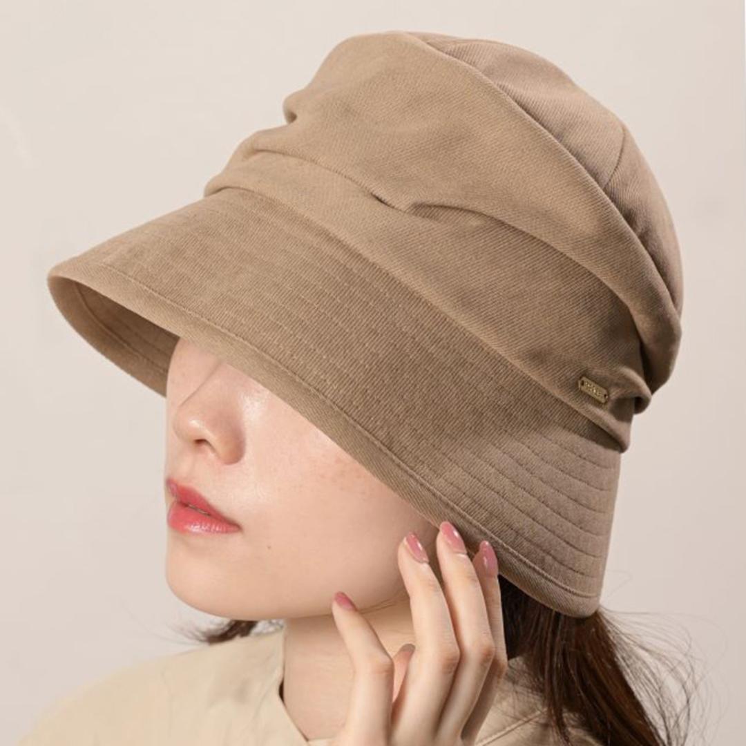 キャスケット レディース 秋冬 通販 ハット 大きめ 帽子 冬 秋 レディースハット キャスケット帽子 きれいめ 日除け 日よけ 無地 おしゃれ 女性 女の子 サイズ調整 541513 極細コーデュロイスリットキャスケット ハンチングハット レディース帽子 BE ・