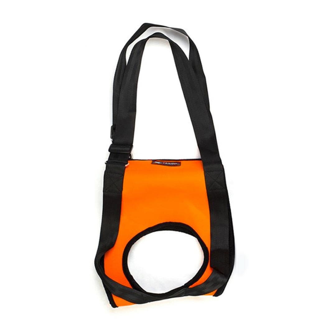 犬 介護 ハーネス 通販 老犬介護用品 歩行補助 介護ハーネス 大型犬 中型犬 小型犬 簡単装着 シニア犬 歩行補助ベルト 介護用品 散歩 リハビリ 犬用 いぬ ペット グッズ ペット用品 オレンジ 【即日発送】前足Sサイズ