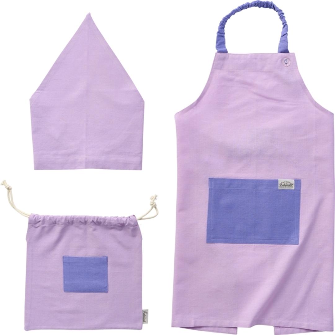 キッズ エプロン 三角巾 セット 通販 バンダナ 巾着付き 子供エプロン