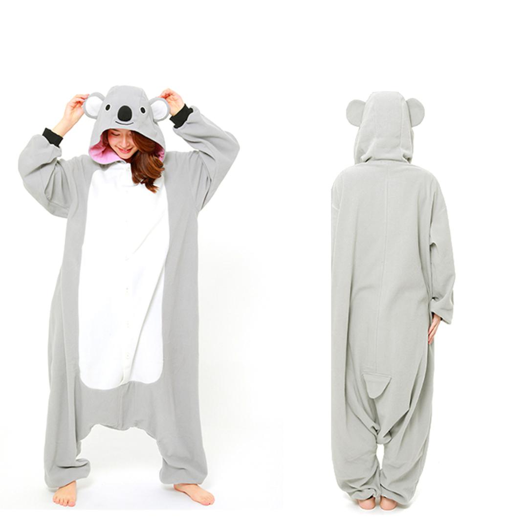 着ぐるみ パジャマ 大人用 通販 動物 アニマル 部屋着 きぐるみ フリース 衣装 仮装 十二支 干支 かわいい コスチューム コスプレ イベント 体育祭 学園祭 文化祭 パーティー SAZAC サザック コアラ ・