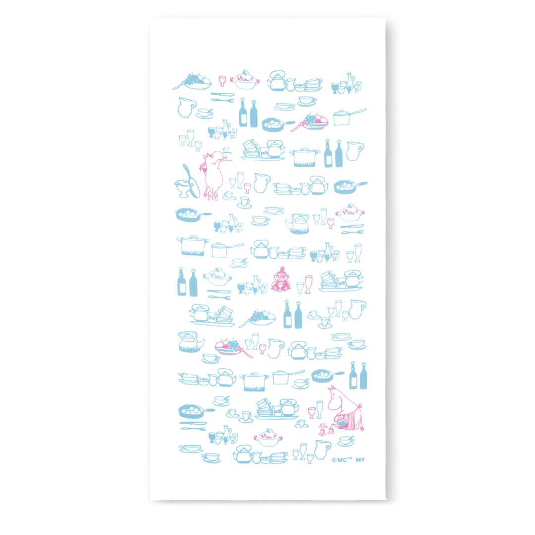 食器 布巾 かわいい 通販 キッチンクロス キャラクター ふきん クロス 大きめ 大きい 薄手 うすい 薄い キッチン 水まわり 吸水 速乾 ドビー 生地 ドビー織り 綿 100% コットン 北欧 ムーミン MOOMIN キッチンファブリック キッチン雑貨 キッチン用品 キッチン ・