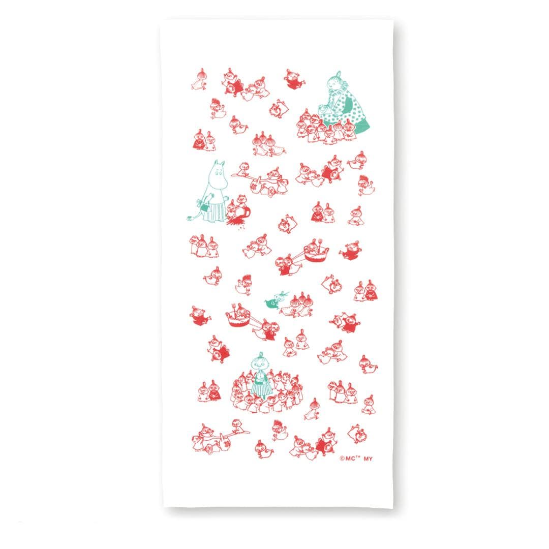 食器 布巾 かわいい 通販 キッチンクロス キャラクター ふきん クロス 大きめ 大きい 薄手 うすい 薄い キッチン 水まわり 吸水 速乾 ドビー 生地 ドビー織り 綿 100% コットン 北欧 ムーミン MOOMIN キッチンファブリック キッチン雑貨 キッチン用品 リトルミイ&ファミリー ・