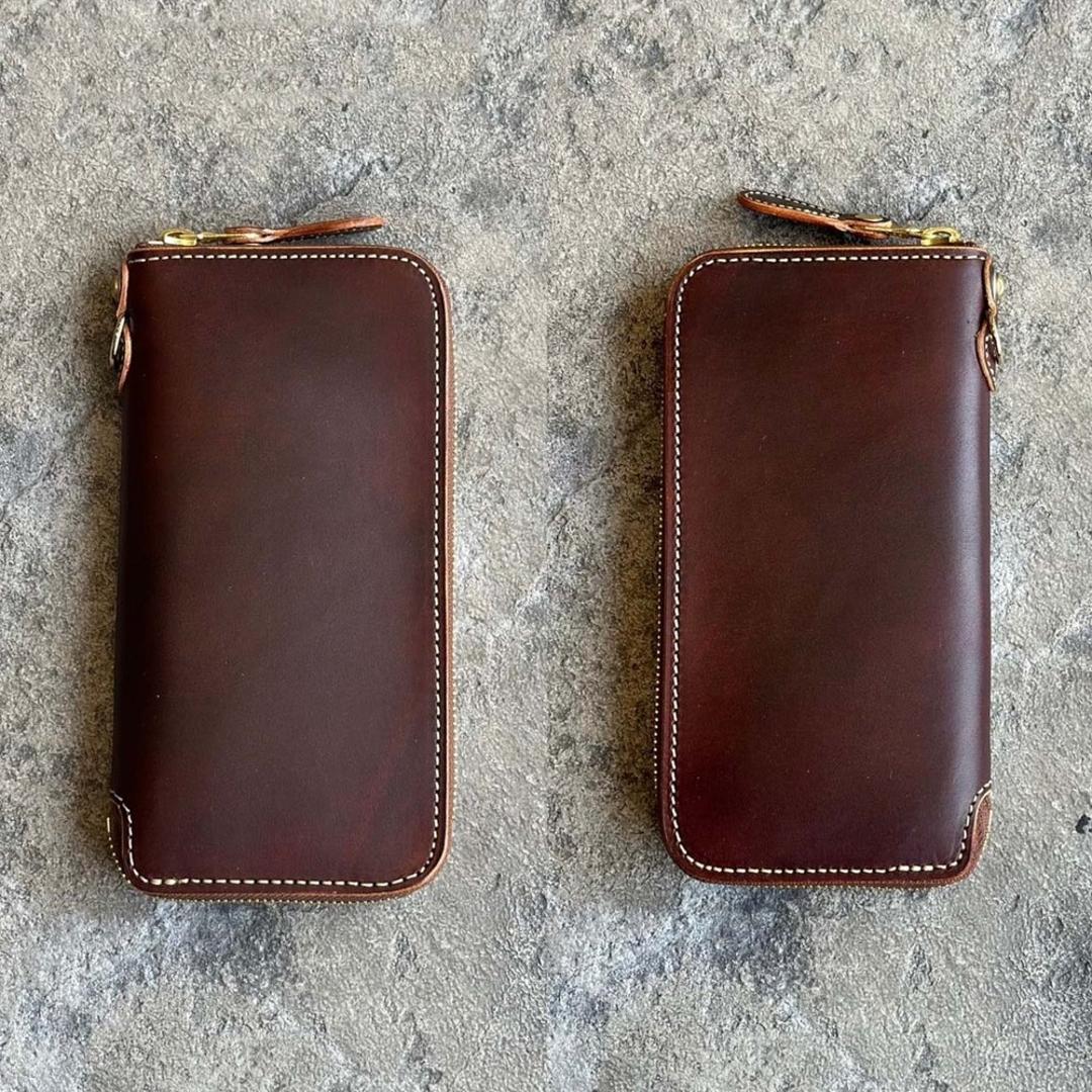 長財布 メンズ 本革 通販 日本製 財布 さいふ レザー ブランド カードホルダー 革財布 ロングウォレット 小銭入れ お札入れ かっこいい おしゃれ 男性 革製品 使いやすい ギフト 贈り物 KC,s ケイシイズ 誕生日 お祝い ダークブラウン ・