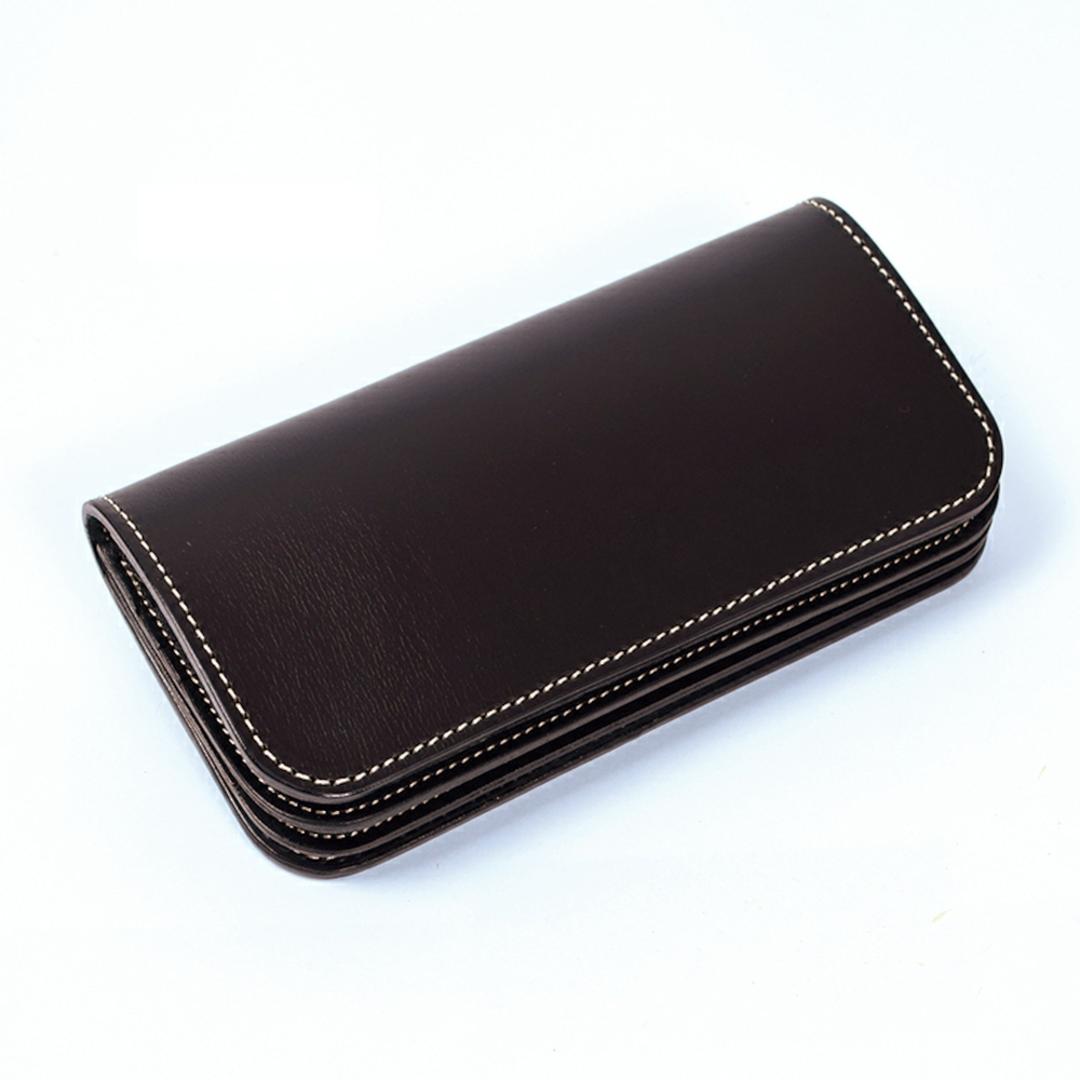 長財布 メンズ 本革 通販 日本製 牛革 レザー 財布 さいふ 革財布 ロングウォレット ブランド お札入れ カードホルダー 小銭入れ 使いやすい 革製品 レザーグッズ かっこいい おしゃれ 誕生日 お祝い KC,s ケイシイズ ギフト 贈り物 ブラウン ・