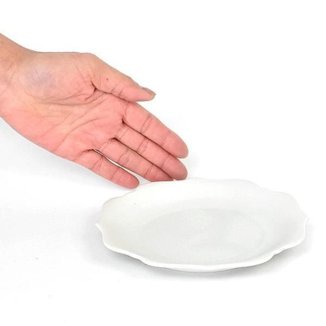 美濃焼 皿 通販 日本製 小皿 美濃 焼 16cm 取り皿 銘々皿 和食器 洋食器 おしゃれ モダン シンプル 電子レンジ対応 食洗機対応 サラダ デザート ケーキ 朝食 おやつ 夕食 メイメイ稜花16.5取皿 グルメスタイル キッチン用品 ホワイト ・
