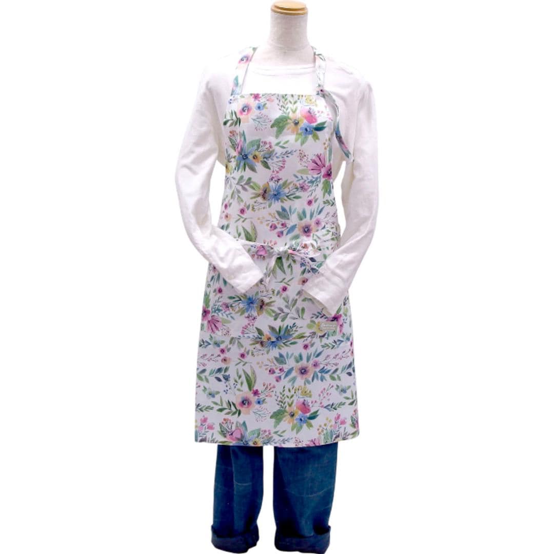 エプロン おしゃれ 通販 前掛け 前結び 前 結び レディース 大人 女性 保育士 主婦 可愛い かわいい オシャレ 家事 炊事 料理教室 調理実習 お稽古 習い事 母の日 ギフト 贈り物 台所用品 キッチンファブリック ナチュラル 生活雑貨 ホワイト ・