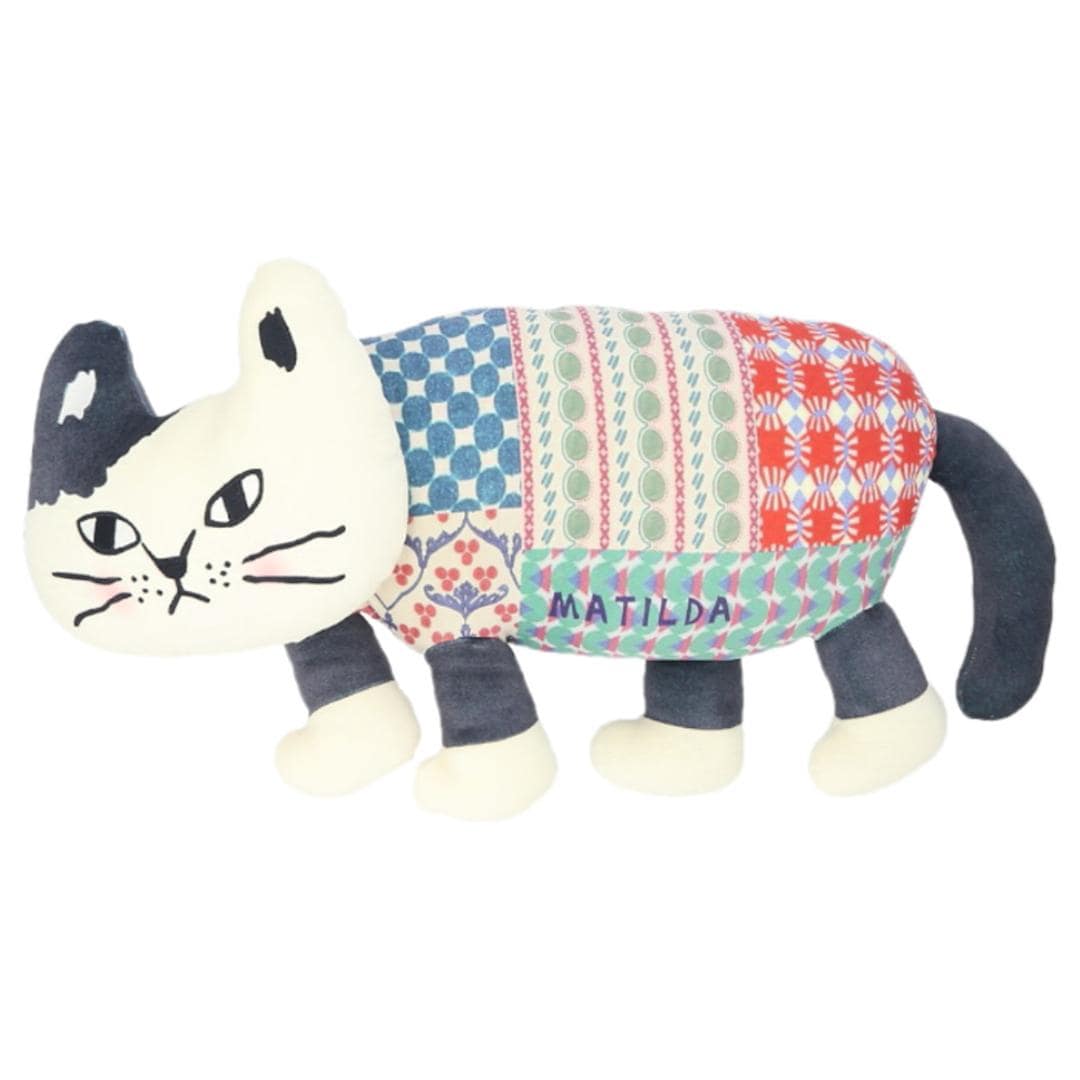 クッション ぬいぐるみ 通販 ぬいぐるみクッション 抱き枕 ネコ 猫 かわいい おしゃれ 柔らかい 癒し ごろ寝 添い寝 お昼寝 リラックス シンプル 女性 子供 インテリア KUSUGURU-JP クスグルジャパン ギフト 贈り物 マチルダさん3 ・