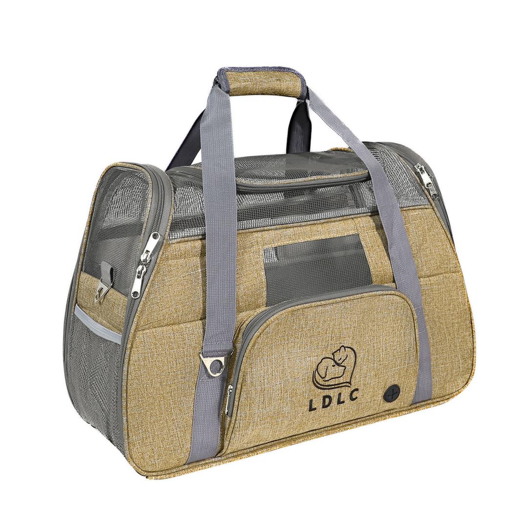 ペットキャリー 折りたたみバッグ 通販 ボストンバッグ 犬 猫 キャリーバック ペットキャリーバッグ 折り畳み おしゃれ 顔出し 小型犬 おしゃれ 旅行 通院 おでかけ 猫用 ネコ 犬用 いぬ ペット グッズ ペット用品 ブラウン ・