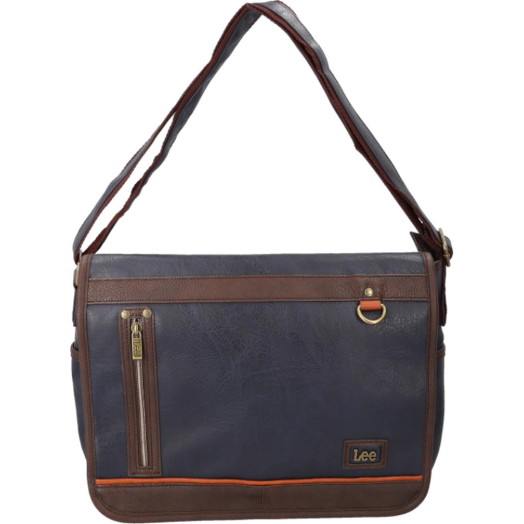 Lee リー ショルダーバッグ 通販 バッグ ショルダーバック メンズ レディース 斜めがけ おしゃれ 斜め掛け ななめ掛け 斜めかけ 大人 シンプル 無地 ギフト ショルダー 肩掛け バック かばん 鞄 オシャレ ギフト 贈り物 かっこいい NAVY ・